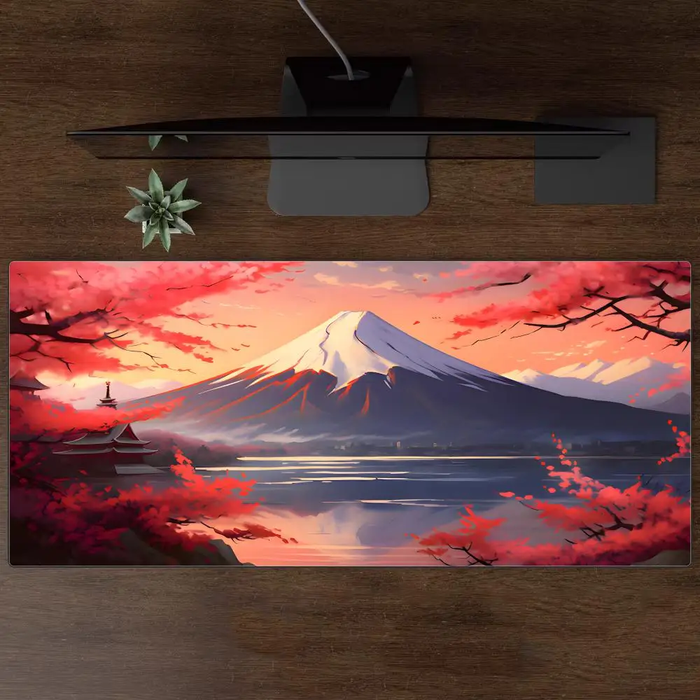 

Fuji Mount Large mouse mat XXL desk mat pad table mat for work desk gamer mouse mat Mouse computer mouse mat Pad