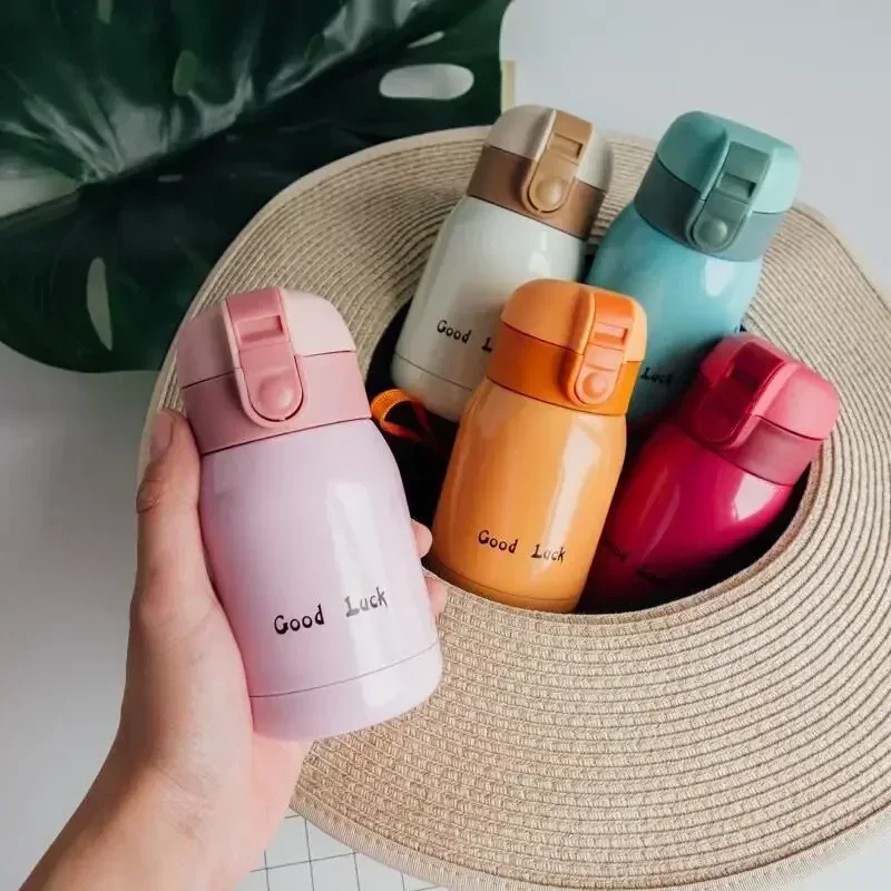 Mini Thermos Cup 200ml/360ml Pocket Cup Thermal Coffee Mug Stainless Steel  Vacuum Flask Insulated Hot Water Bottle Kids Gift view 2