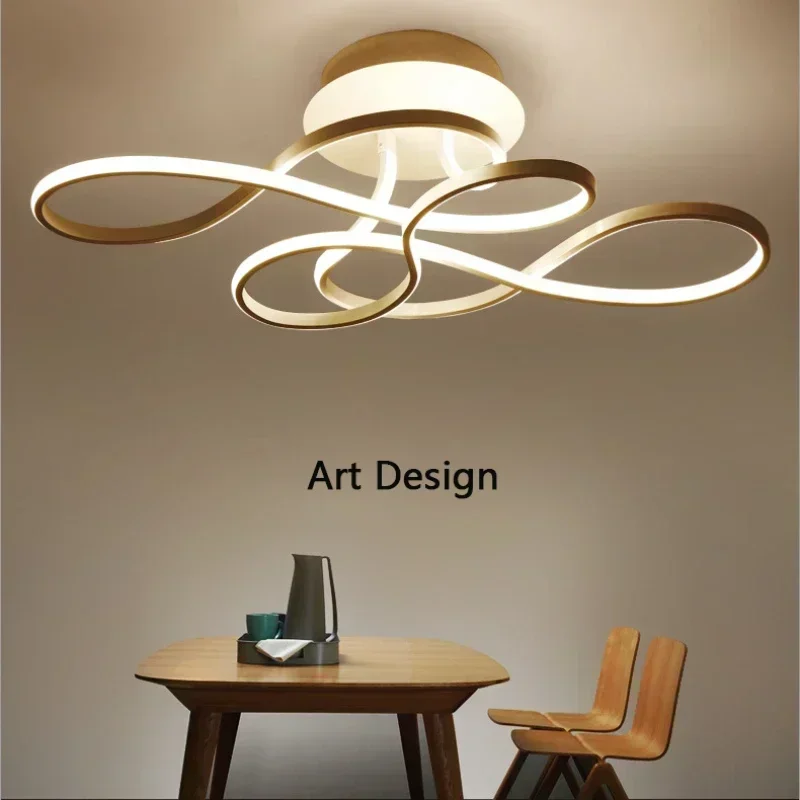 Modern LED Ceiling Chandelier for Living Dining Room Ceiling Lamp Bedroom Balcony Home Decoration Indoor Lighting Fixture Luster