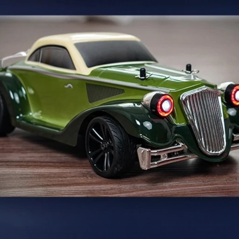 Rapidly 16302 1/16 4WD RC Drift Car 2.4GHz 35km/h High Speed Brushed Vehicle With LED Lights Vintage Racing Model For Adult