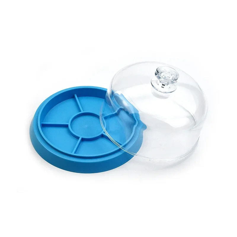 6スロット時計防塵シートカバー、トレイ付き時計ムーブメント修理ツール、ジュエリーツール、スペアプロテクター、時計職人修理ツールボックス