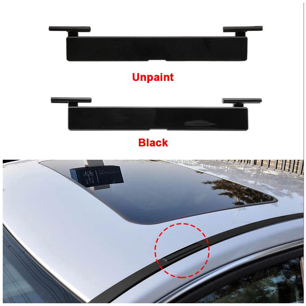 Car Roof Rail Molding Trim Roof Luggage Rack Cover Plate For Mercedes Benz E Class W212 2009-2015 2126900582 Black