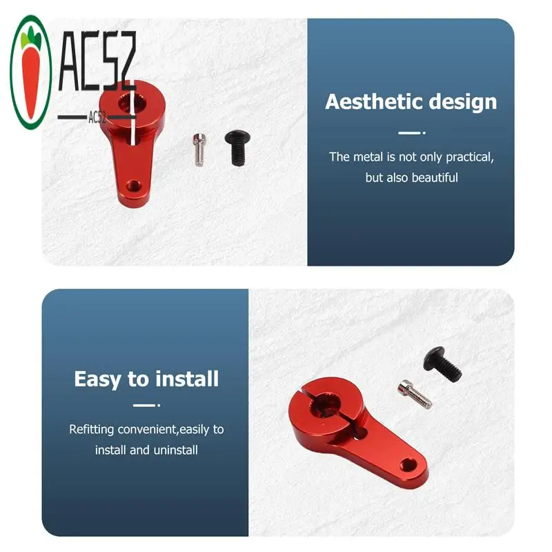 

AC52-5PCS 25T M3 Metal RC Servo Horn Aluminum Arm Set For MG995/MG996R E9001 Futaba Savox DIY Car Toy