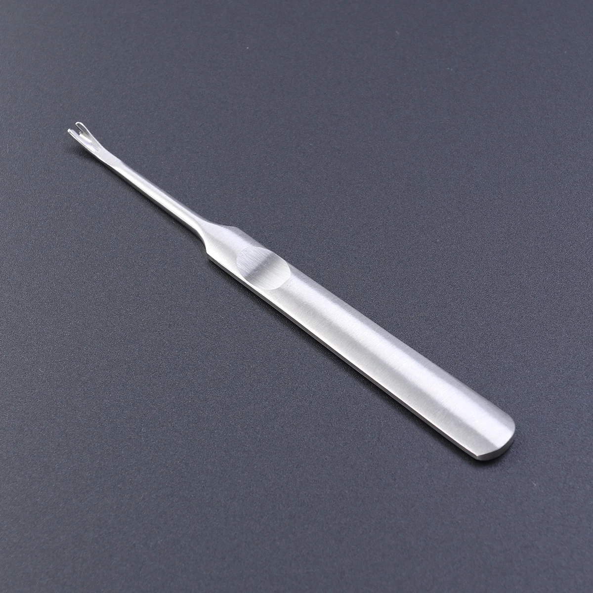 

Stainless Steel Dead Skin Pusher Double Headed Manicure Tool Ergonomic Design Professional Personal Use Nail Art Shaper Spoon