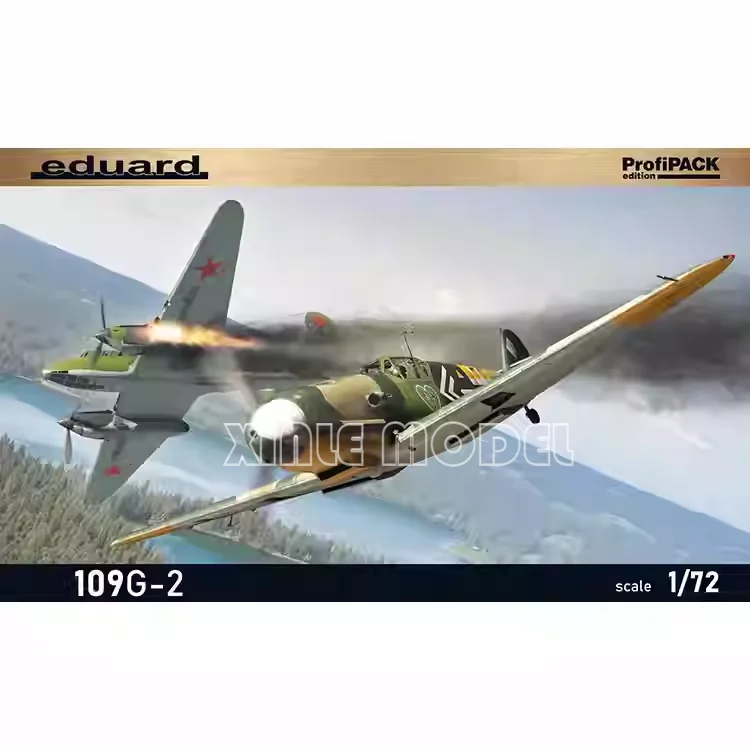 

Eduard Plastic Assembled Aircraft Model Kit 70156 Bf 109G-2 ProfiPACK Edition 1/72