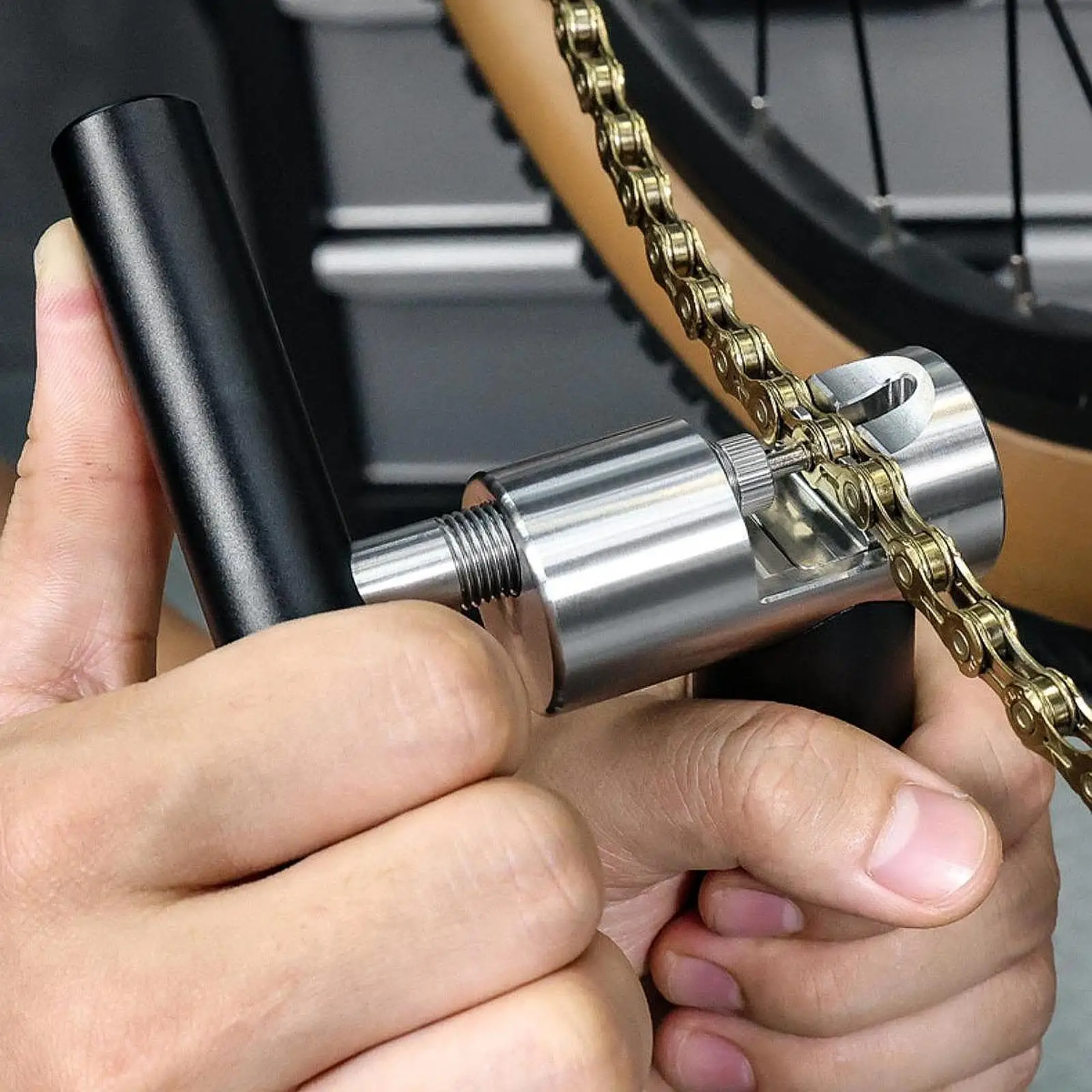 

Разветвитель велосипедной цепи с запасным штифтом, велосипедные аксессуары, портативный инструмент для снятия цепи для ремонта магазина