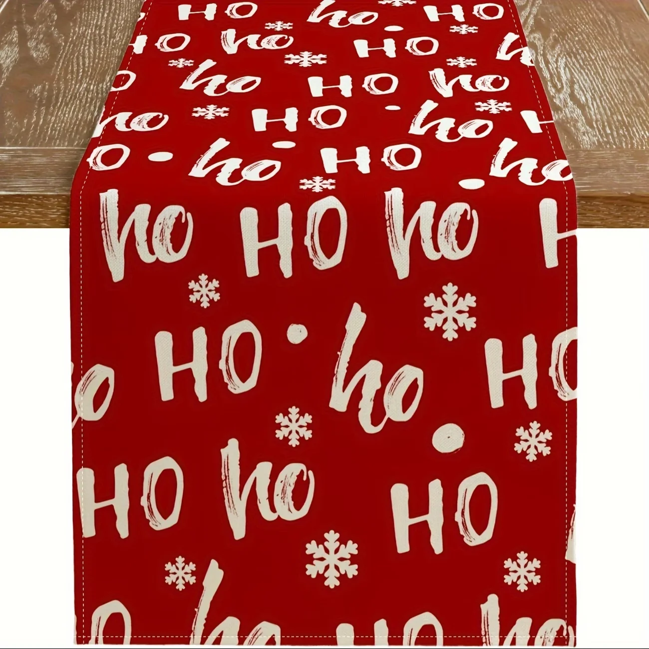 1PC Santa Claus Christmas Table Runner Perfect for Holiday Table Decoration Festive Home Decor Christmas Ornaments