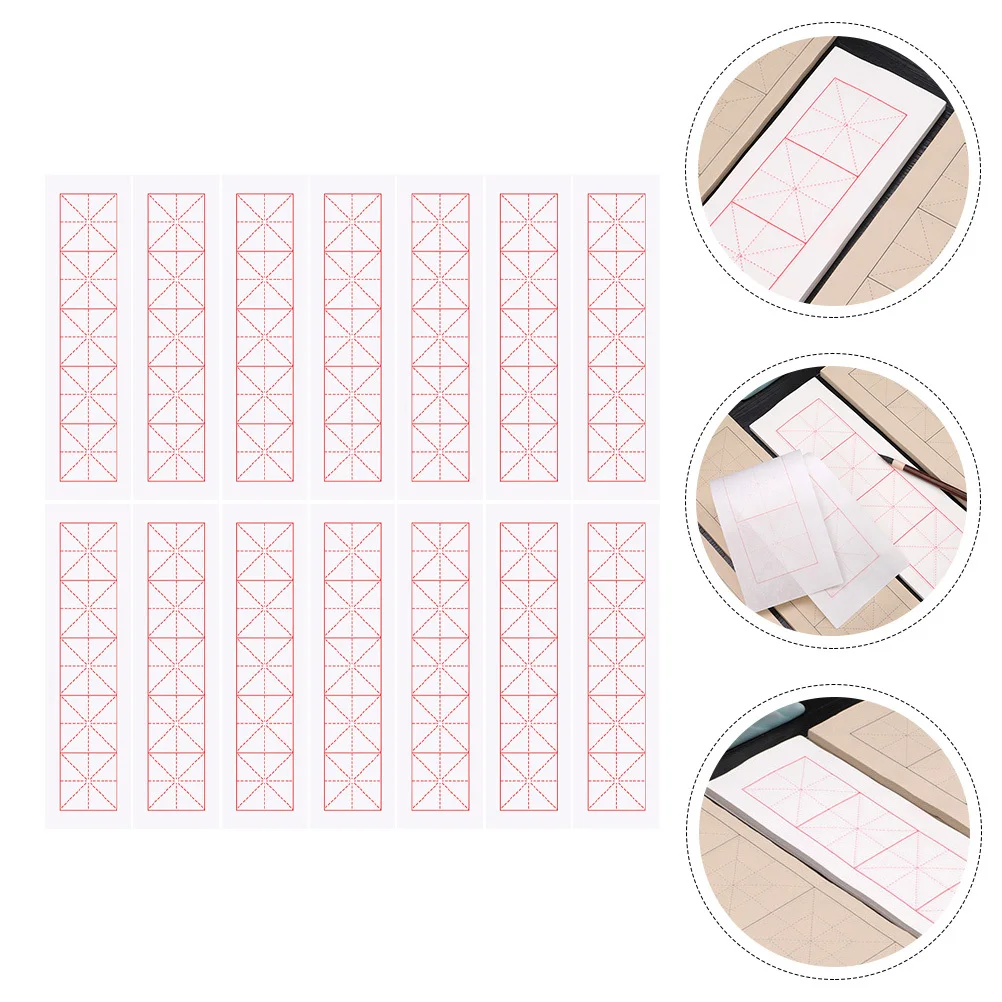 

Rice For Calligraphy Practice, Thickened Smooth Writing Sheets, No Odor Xuan Paper For Brush Ink Handwriting Art