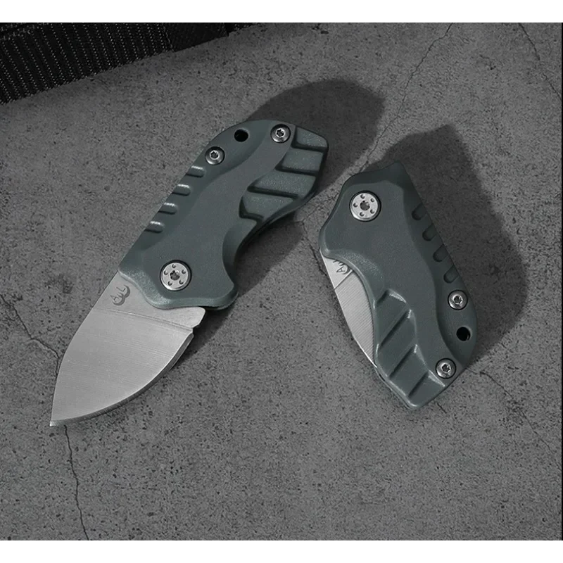 Stainless Steel Mini Knife Folding Portable Keychain Carrying Fruit Peeler Multi-purpose Outdoor Pocket Knife