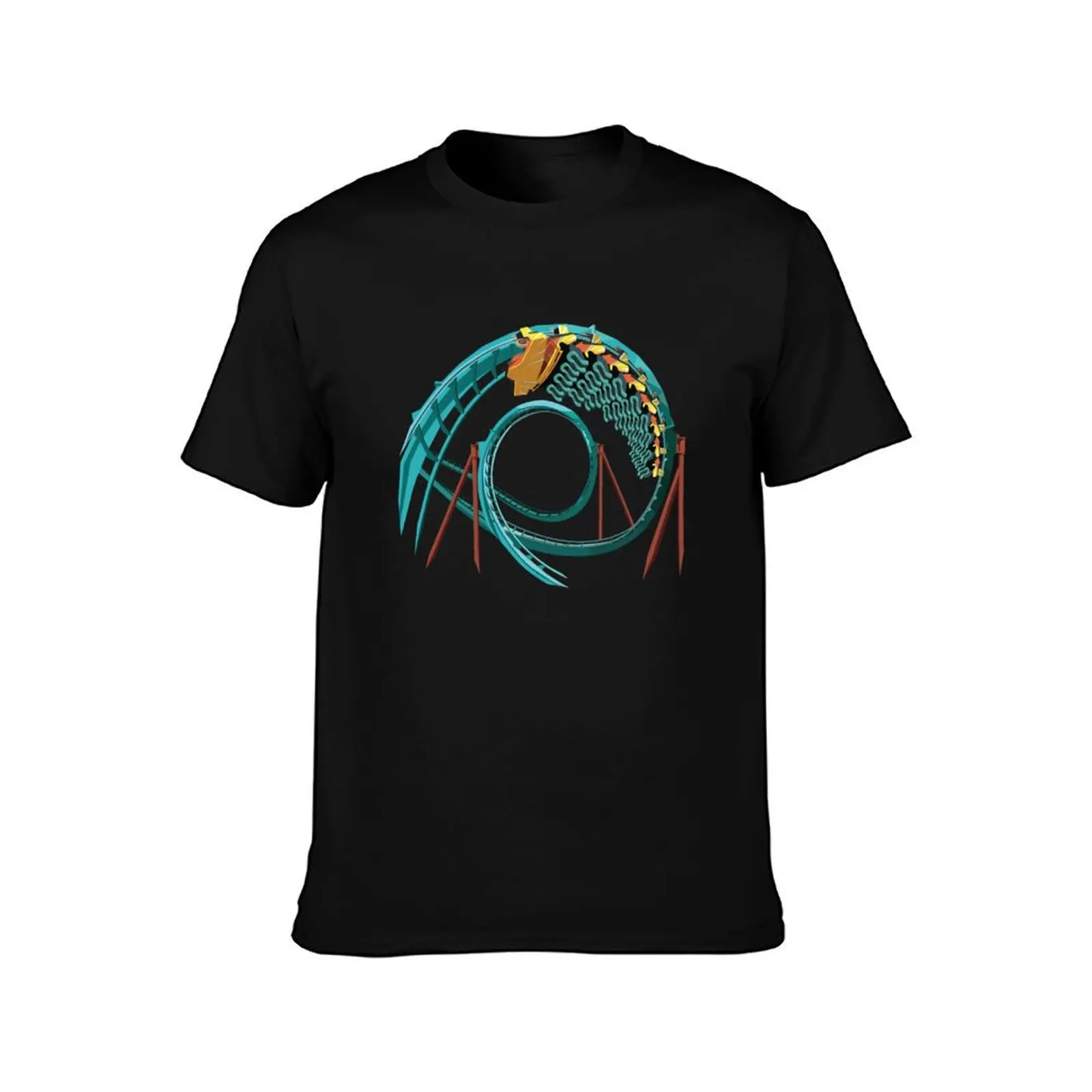 Kumba B&M Sit Down Coaster - Busch Gardens Design T-Shirt Soft Cotton Print T-Shirt