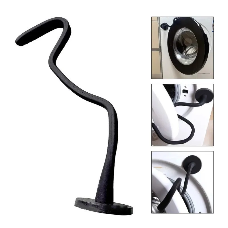 Accessoire de porte de lave-linge magnétique, stabilisateur pour Machines à chargement frontal, installation facile, conception flexible, convient à la plupart des lave-linge et portes de lessive RV, 1 pièce