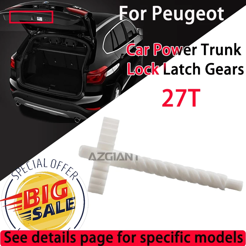 Azgiant – Module de couvercle de coffre arrière de voiture, unité de commande de porte arrière, équipement POM pour Peugeot 307 CC/SW MK3 206 SW 208 2008/3008 MK1 MK2