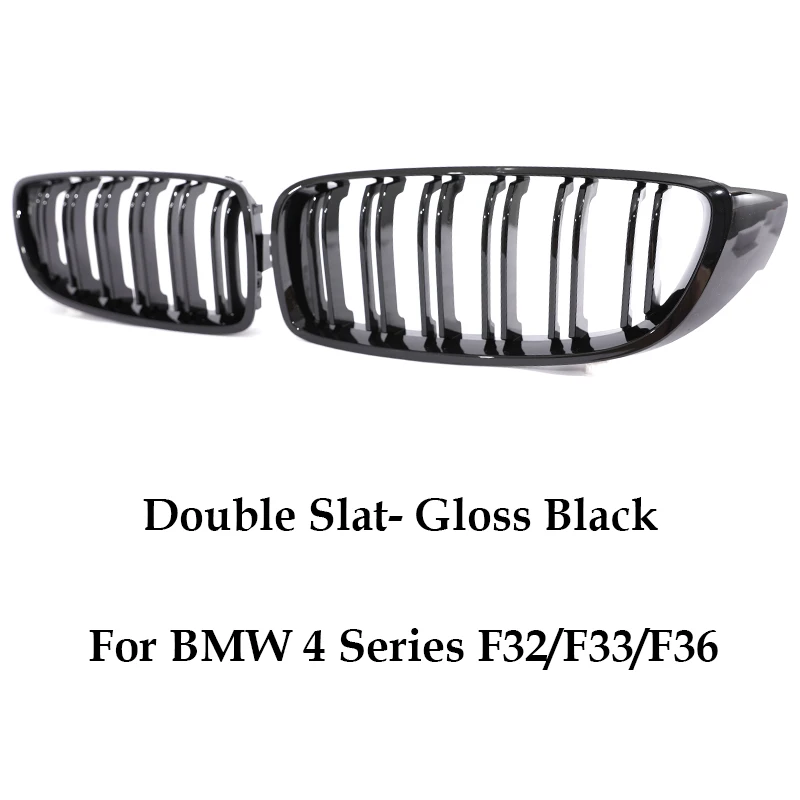 Voorbumper Nier Glanzend Zwart Carbon Chrome Grill M Kleur Grille Grill Voor BMW 4-serie Gran F32 F33 F36 F80 F82 2013-2020