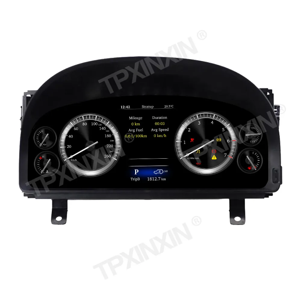 Car Dashboard Cluster Digital For Toyota Alphard 20 30 Vellfire 2007-2018 Auto Instrument Virtual Cockpit  Meter Screen Headunit