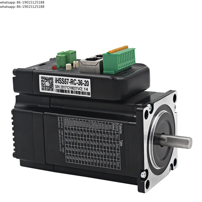 CAN bus integrated closed-loop stepper motor 2NM, with RS485 communication controller IHSS57-RC 36VDC/RS-485/CAN