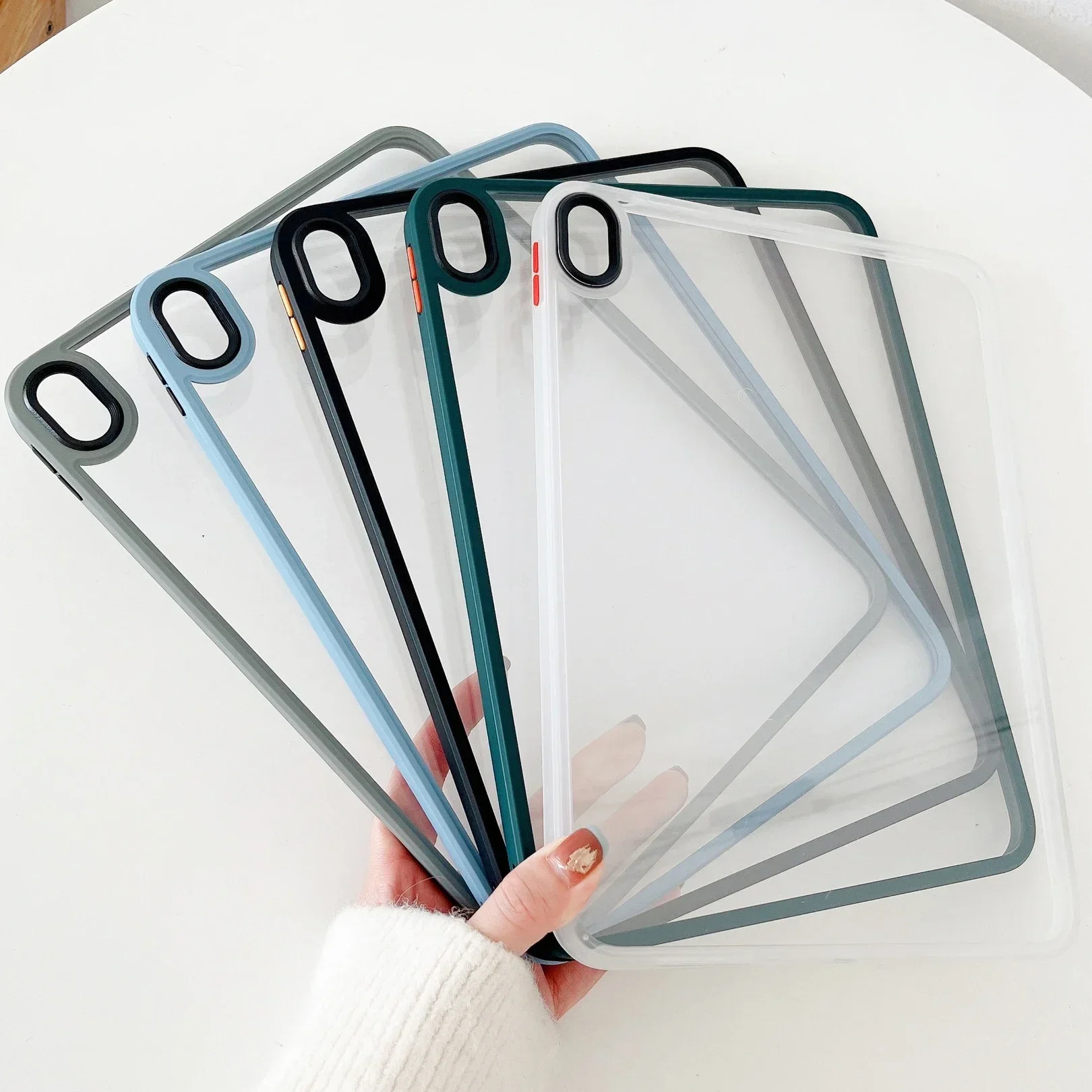 Capa transparente hd para tablet, para apple ipad 11th a16 10th 9 8 7 6 5 geração 2025 air7 11 13 m3 pro mini 7 6 13 polegadas capa dura funda