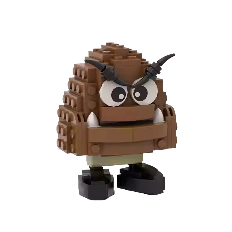 

MOC классическая игровая серия, мультяшная фигурка, креативный каштановый детский строительный блок, модель, детская головоломка, сборная игрушка, подарок на день рождения