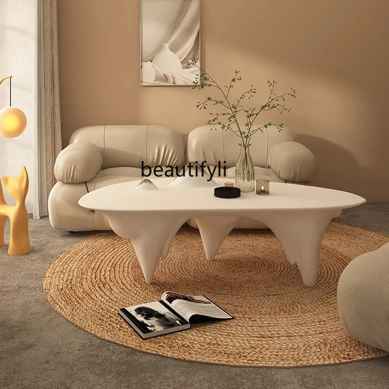 

Special-Shaped Coffee Table Living Room Home House Silent Wind Tea Table Affordable Luxury Style Villa Senior Tea Table