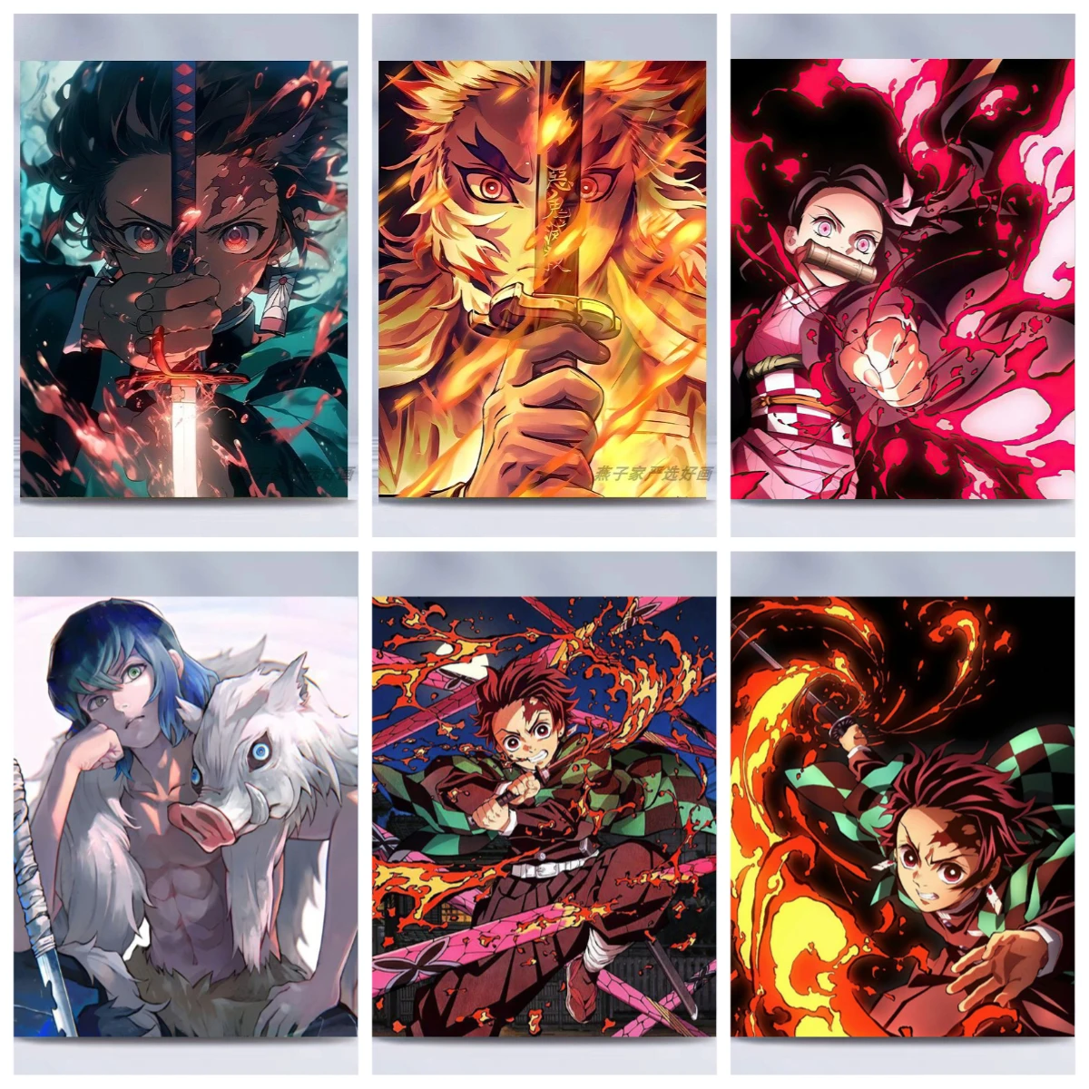 Ghost Blade Digital Oil Painting cartoon characters 2026 new DIY coloring hand-painted oil painting