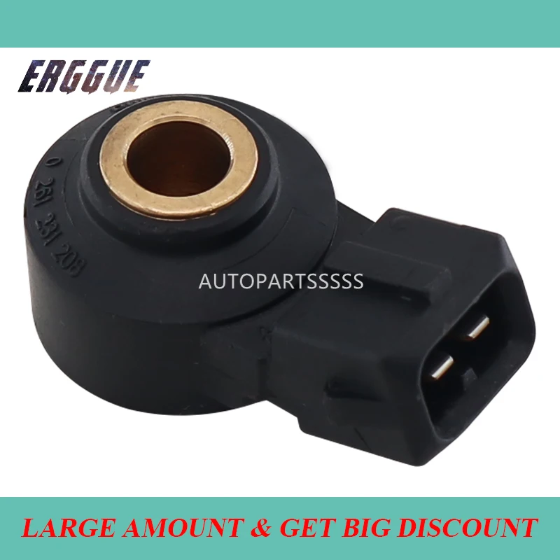 0261231045 0261231208 96168084 3R23-12A669-AB 3R2312A669AB Original New Detonation Sensor For Peugeot 106 406 For Ford Fairlane