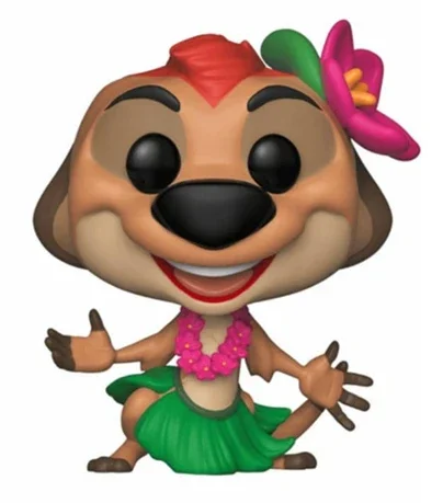 2024 New Arrival Funko POP Disney Series Luau Timon #500 Vinyl Action Figures Brinquedos Collection Model Toys for Children Gift