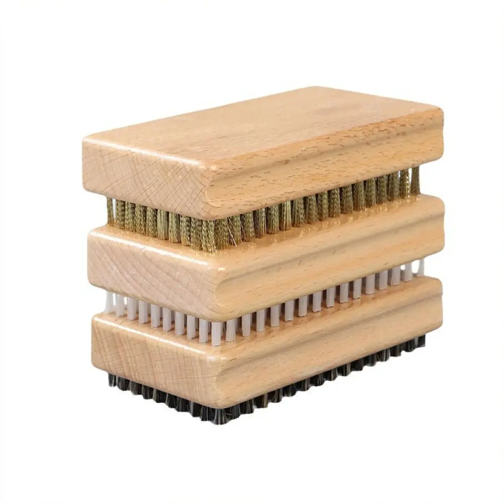 Ski Waxing Polishing Brush Set Brass Nylon Horsehair Tools Maintenance Kit For Snowboard Base Surface Preparation Gear