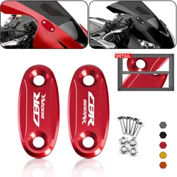 CBR600RR Motorcycle CNC Windscreen Driven Mirror Hole Cover Rear View Mirror Hole Block For CBR600 RR cbr600rr 2004-2016