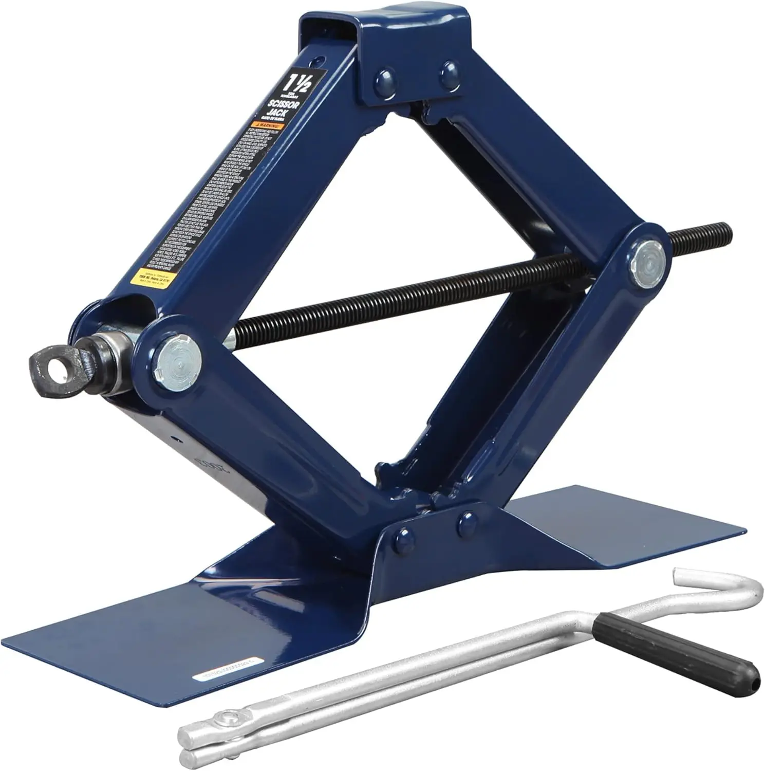 

AT10152U Torin Steel Scissor Lift Jack Car Kit, 1.5 Ton (3,000 lb) Capacity, Blue