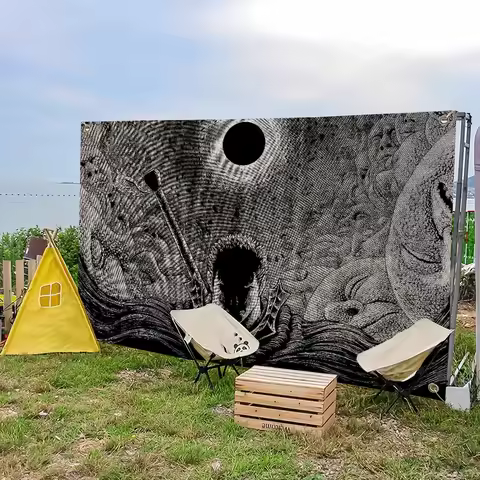 flag For Picnic Berserk Party Anime Art Home Decoration Outdoor Camping Banner