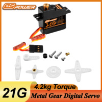DSpower 21g Metal Gear Waterproof Digital Servo for 1/12 1/16 RC Car Crawler Plane Helicopter Robot Wltoys MN99S MN78 MN168 MN82