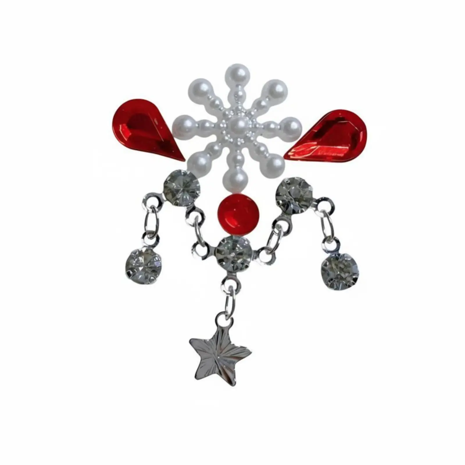 Forehead Sticker, Small Tassel Design, Crystal Face Decoration, Children's Performance, 3D Ancient Style, Random Pattern