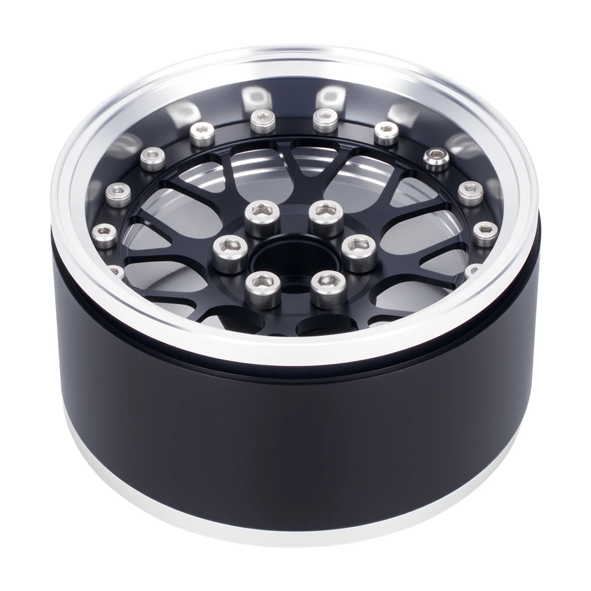 2.2 بوصة الألومنيوم Beadlock عجلات حافة المحور ل 1/10 RC الزاحف سيارة محوري SCX10 90046 الشبح كابرا TRX4 TRX6 D90 ترقية أجزاء #5