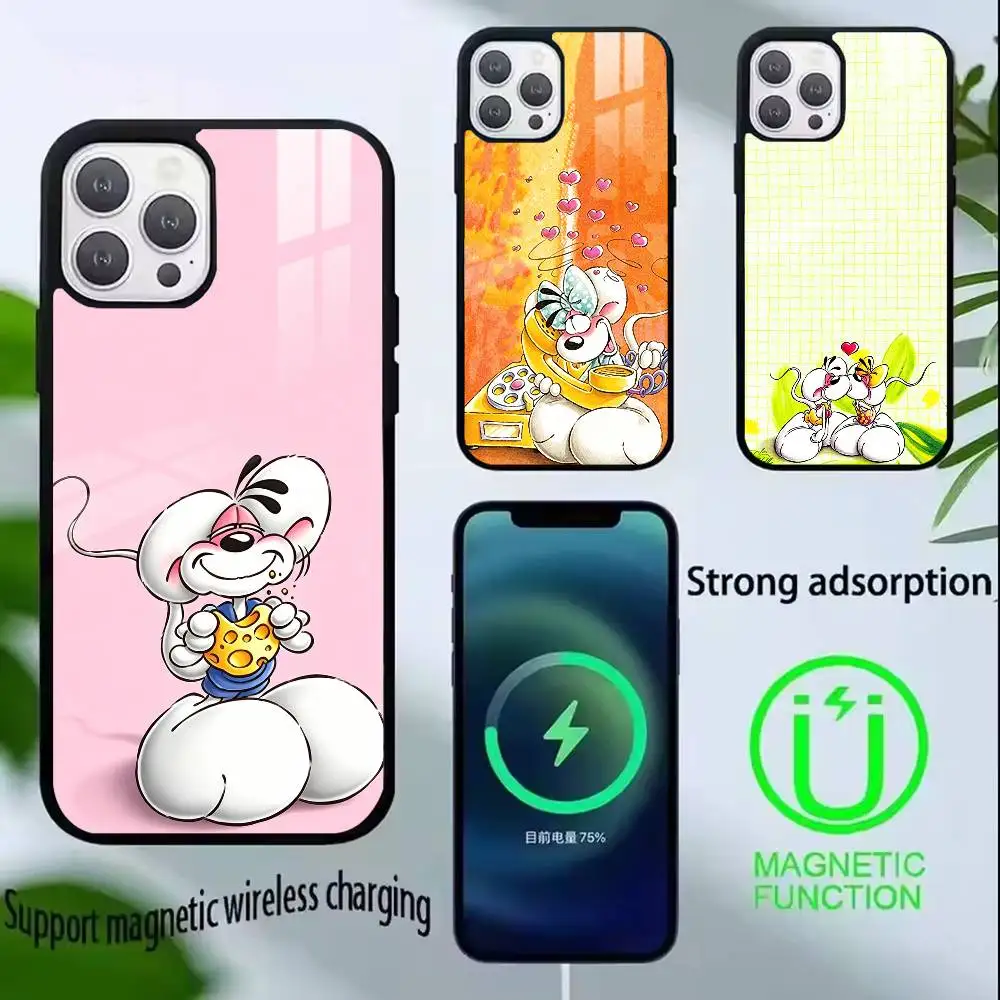 

Cartoon D-Diddl Phone Case For iPhone17,16,15,14,13,12,11 Plus,Pro Compatible with magnetic wireless charging