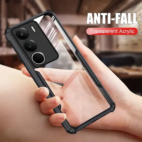 Transparent Acrylic Shockproof Armor Case For Realme C71 4G TPU Soft Frame Protection Fundas On RealmeC71 Realmi C71 C 71 71C 4G