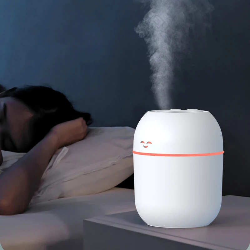 

Humidifiers New USB Car Home Heavy Fog Mini Bedroom Office Moisturizing Skin Automatic Power-off At Regular Time Mute