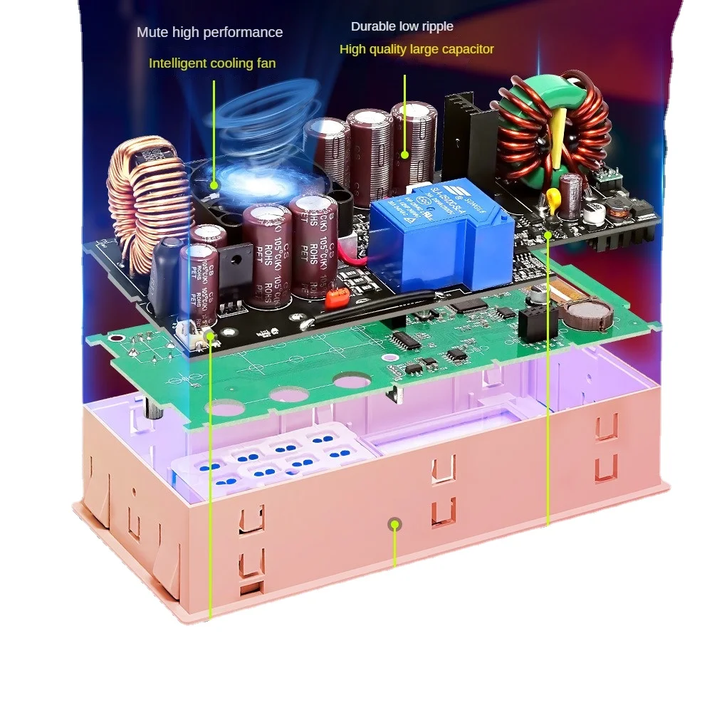 RD6024 DC regulated power supply 24A digital display 12V/36V/48V/60V adjustable battery charger 5V