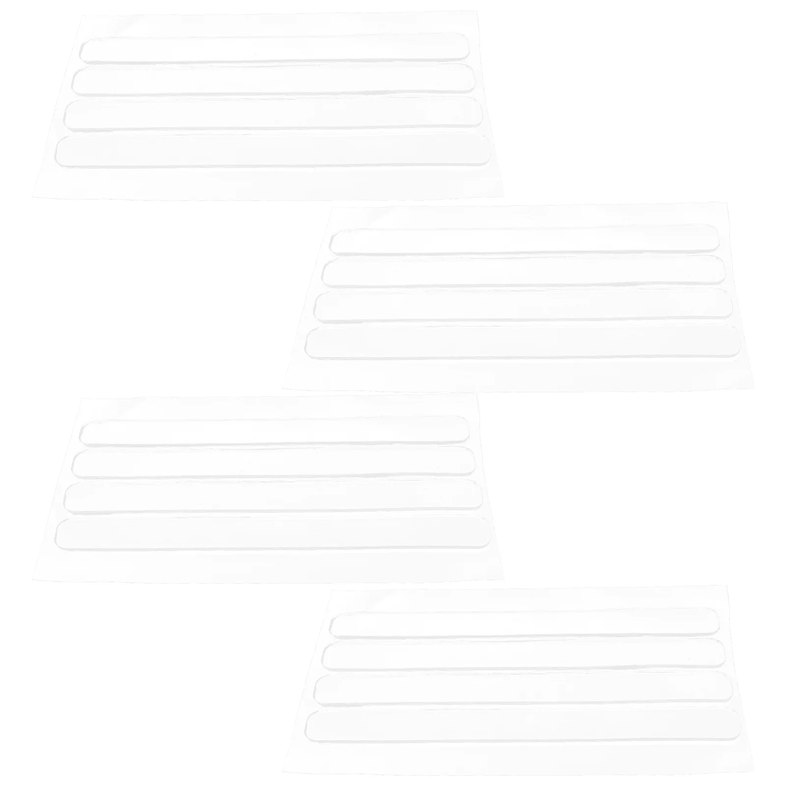 

16Pcs Silicone Door Bumpers No Drill Self Adhesive Noise Reduction Cabinet Wall Protectors Clear Pads for Furniture Fridge