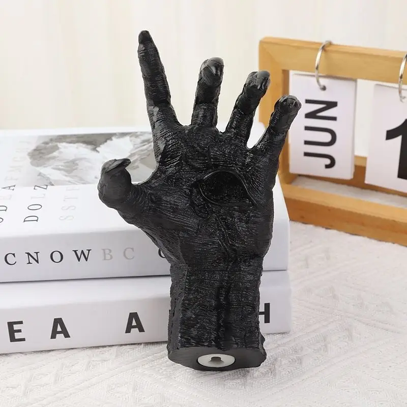 *uu. Devil's Hand Halloween Decoration Wall Hanging Devil Eye Witch's Hand Ornaments Tattoo Shop Bar Wall Decoration view 6