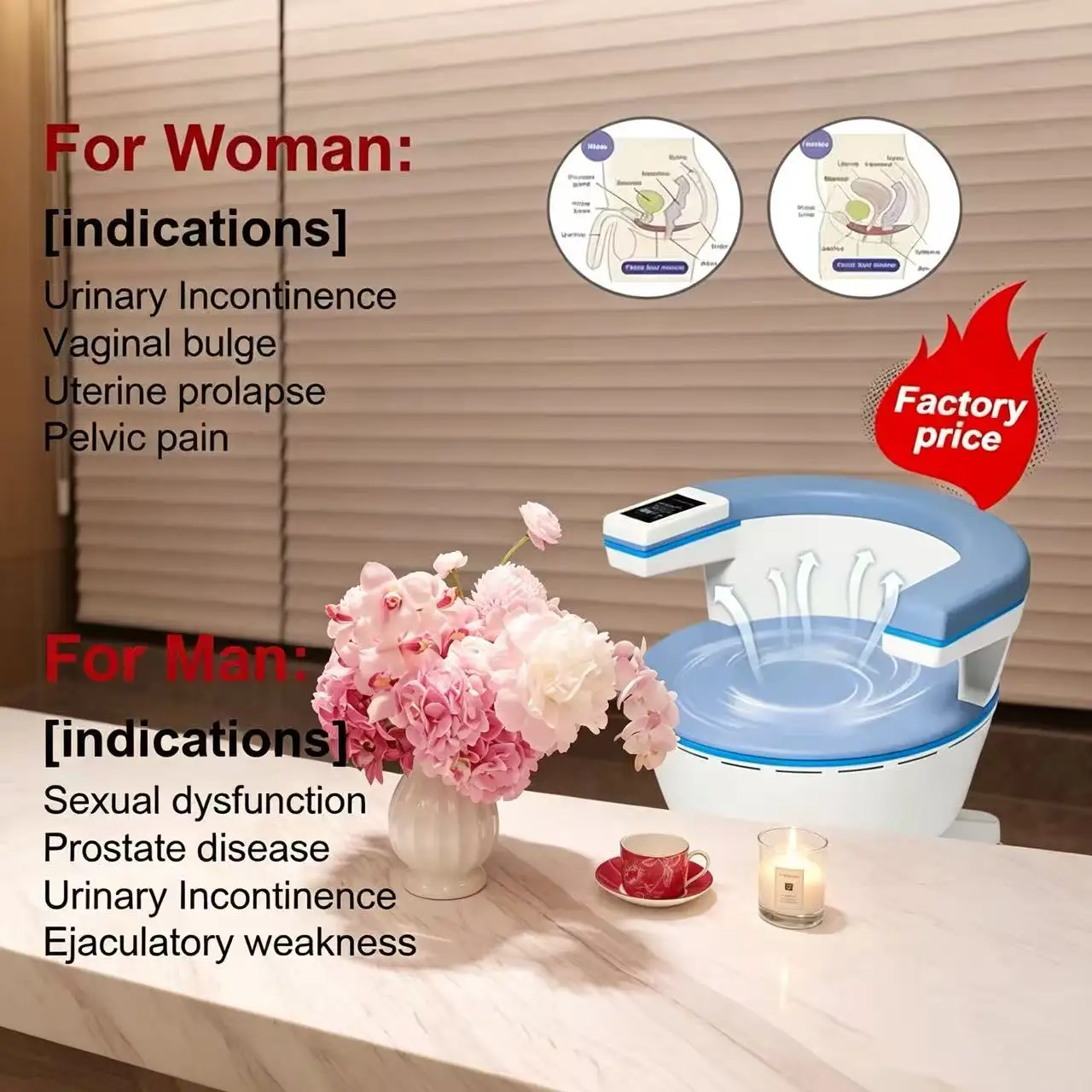 

SLyric 2026 Electromagnetic Non-Invasive Pelvic Floor Chair Strengthening Pelvic Muscles Chair Promote Postpartum Repair Machine