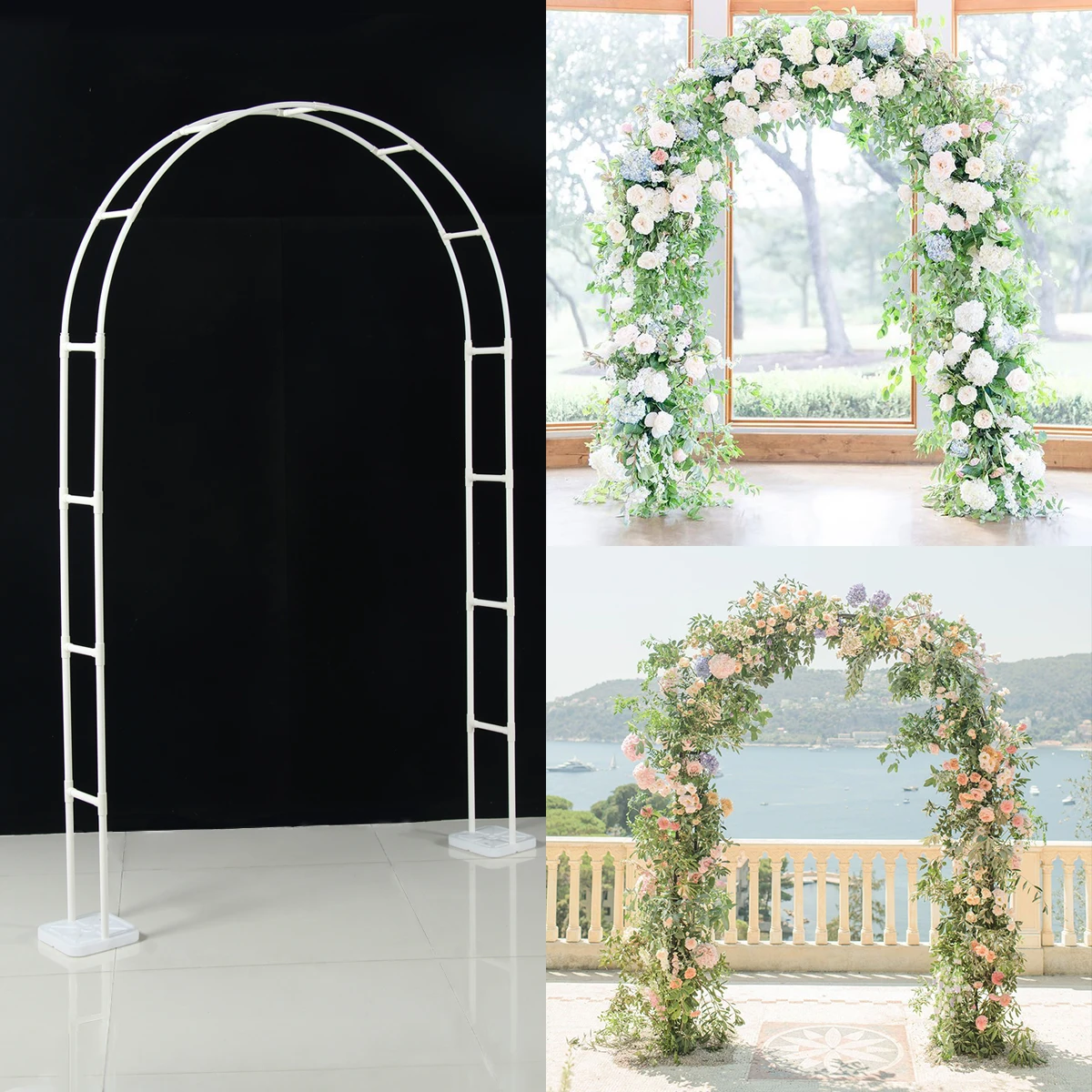 

Balloon Arch Kits Frame Wedding Party Happy Birthday Decoration Rustic Wedding Balloon Column Stand Support Kids Baby Shower