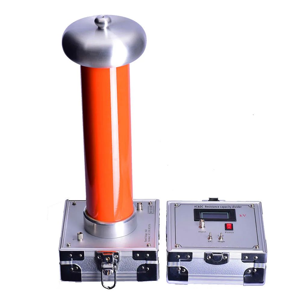 100kV High Voltage Kilo Volts Meter Power Frequency AC/DC High and Low Voltage Measuring Divider HV Tester Machine