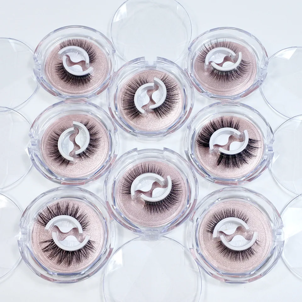 Glue-free False Eyelashes Self-adhesive Reusable Glue-free Lazy Eyelashes Simulation Natural Curling Super Soft Eyelashes