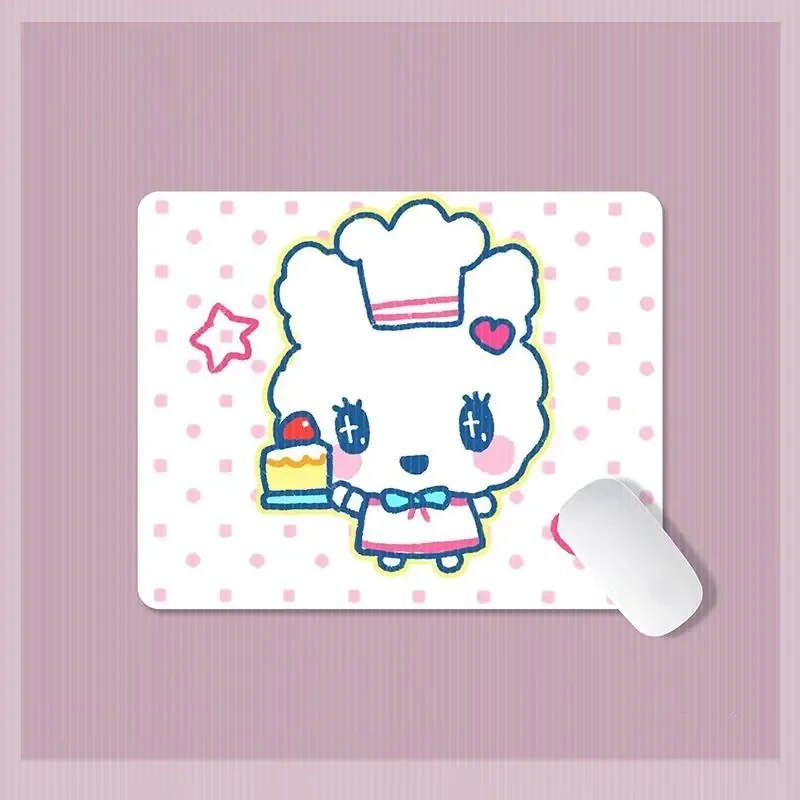 Japan Cartoon Kawaii süße Cartoon Student Glas Mauspad |   Design-Büro-Schreibtischunterlage für Keyboard Gaming, kreatives Dekor