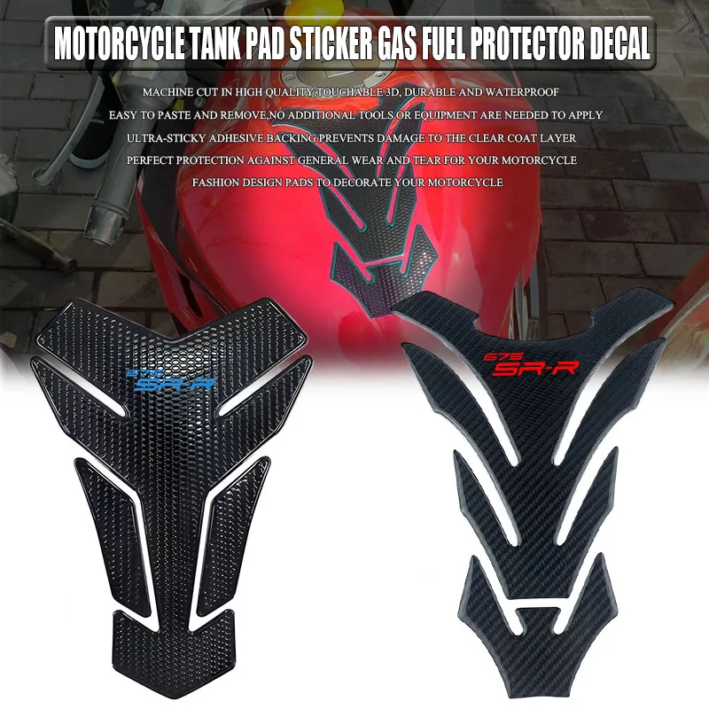

Fit For 675SR-R 675 SR-R Motorcycle Tank Pad Sticker Gas Fuel Protector
