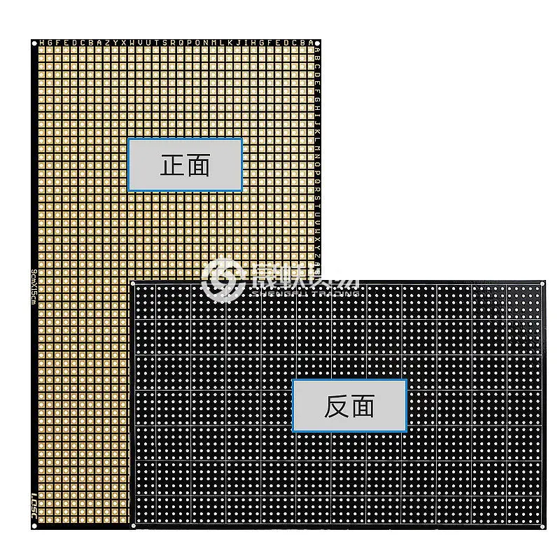 Scheda universale circuito d'oro affondante a olio nero su un lato BoardFR-418 * 15CMHole Board muslimboard