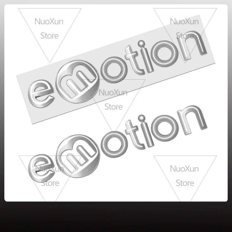 1pcs For Chevrolet Emotion Lettering Sticker Car Badge Logo 3D Metal Trunk Emblem Decoration Accessories Decorative Styling