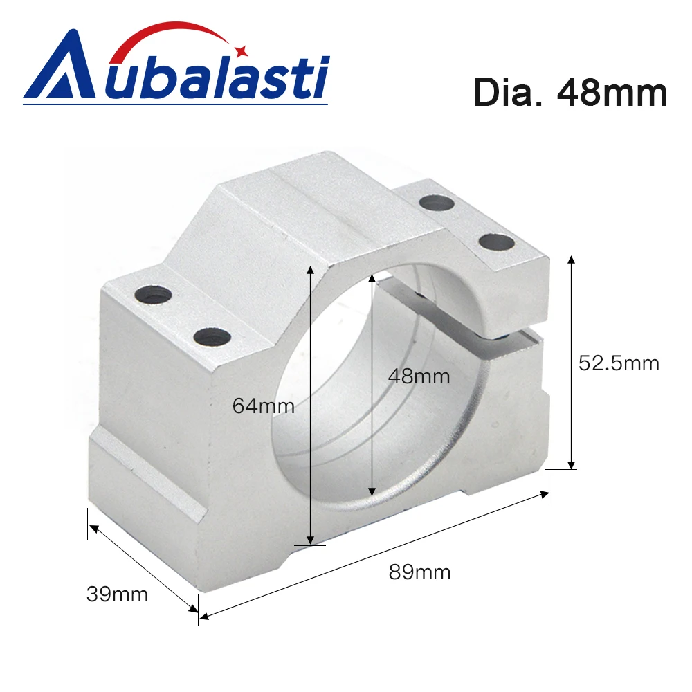 Morsetto mandrino macchina Router CNC diametro 48mm 52mm morsetto motore mandrino per 300w 400w 500w 600w staffa supporti motore