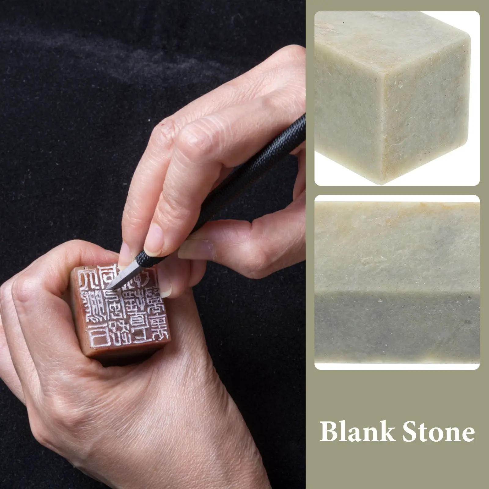 

Натуральный каменный блок для самостоятельной гравировки, персонализированный штамп для имени, рукоделия, скрапбукинга, каллиграфии, китайская печать, каменные материалы