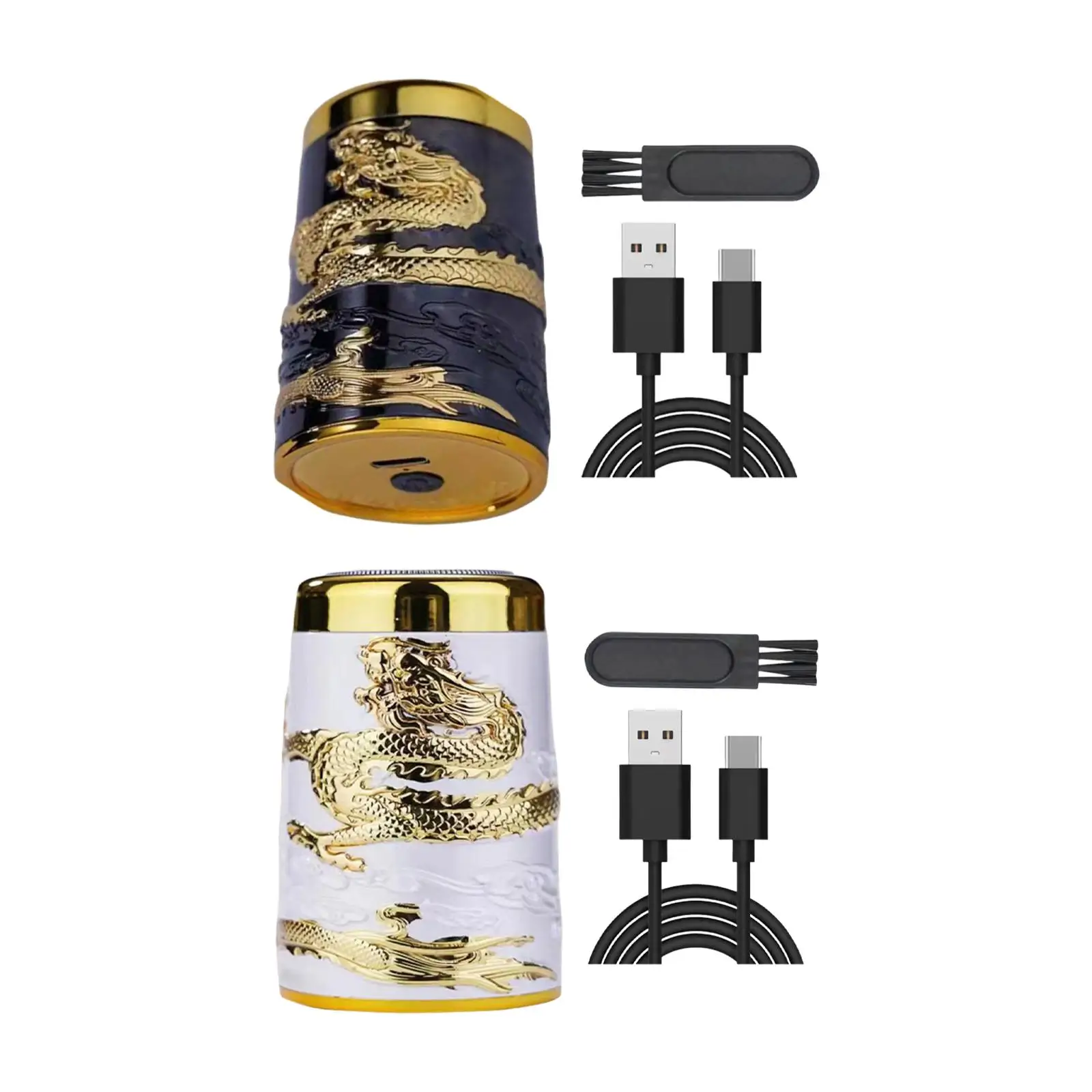 Mini rasoio elettrico per uomo rasoio elettrico modello drago Vintage per ufficio