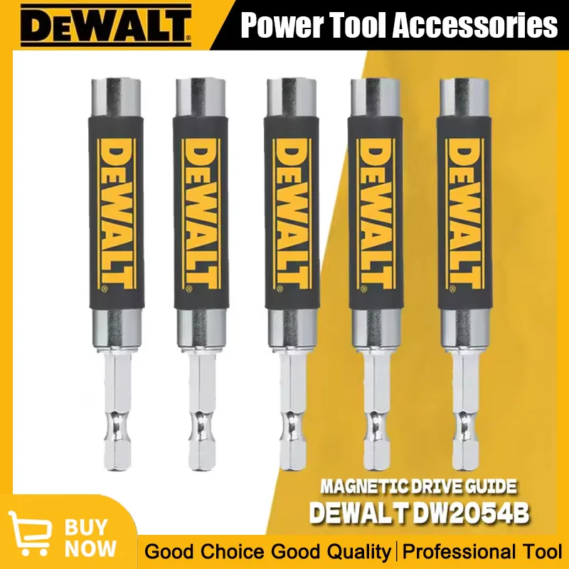 DEWALT DW2054B Magnetic Screw Drive Guide Drill Bit Holder for Driver Socket Magnetic 1/4in Bit Holder Adapter Tool Accessories